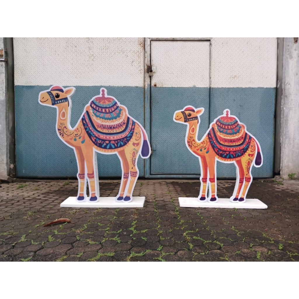 unta onta dekorasi ramadan printing