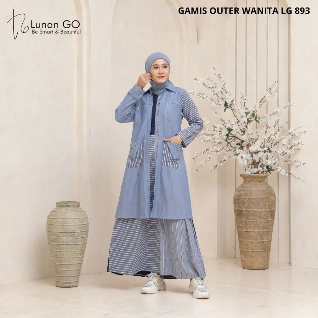 LUNAN GO || GAMIS LG 893 NAVY