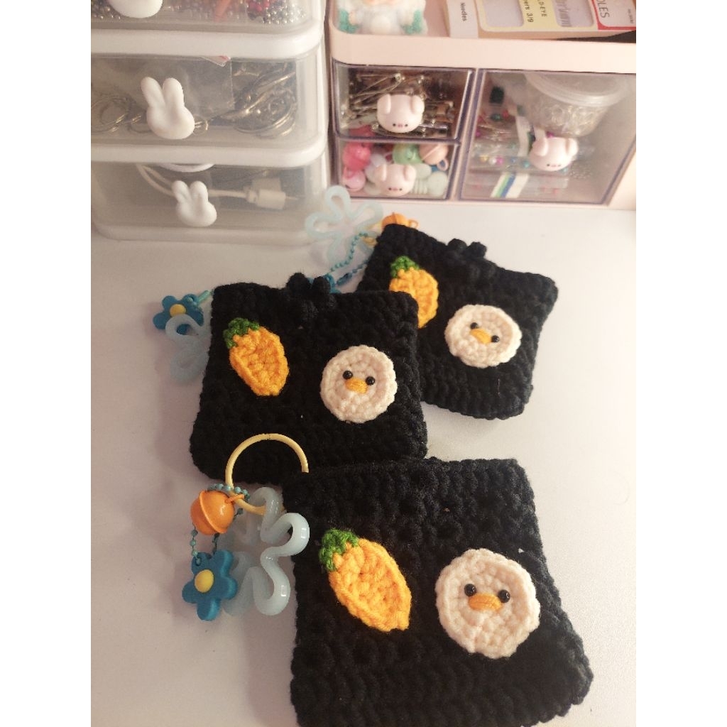 Pouch Bagcharm Duck/Pouch TWS/Pouch Airpods/ Gantungan tas airpods