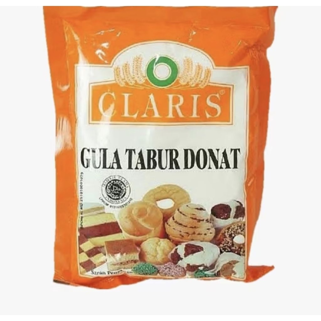 Gula Dusting / Halus / Dingin / Donat / Mint / Donut Claris 250gr