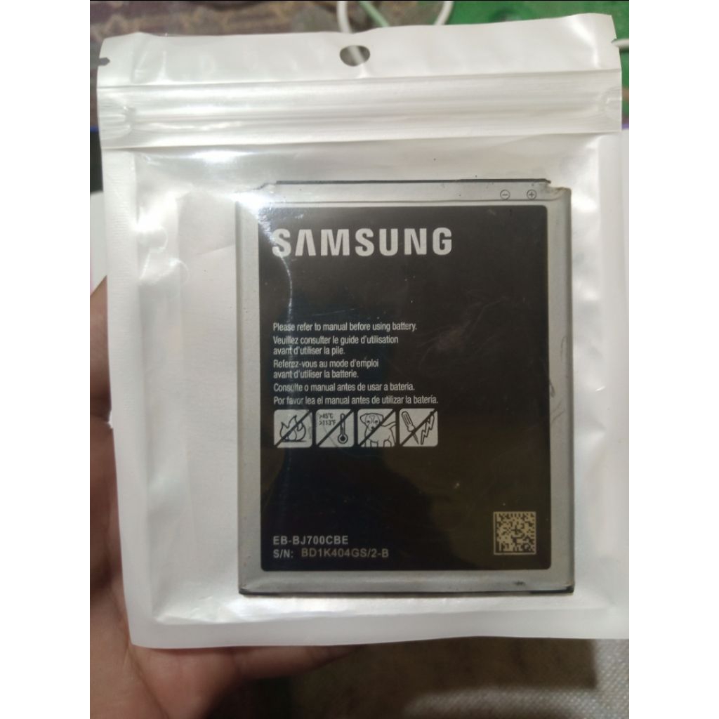 Baterai Samsung J7 2015 Original Cabutan Second