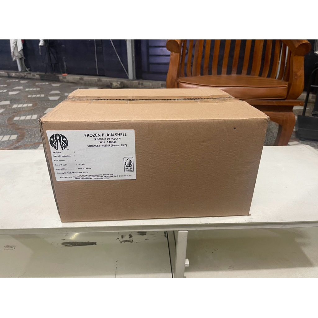 Kardus 39 cm x 29 cm x 21 cm (550) Bekas Frozen PS Double Wall