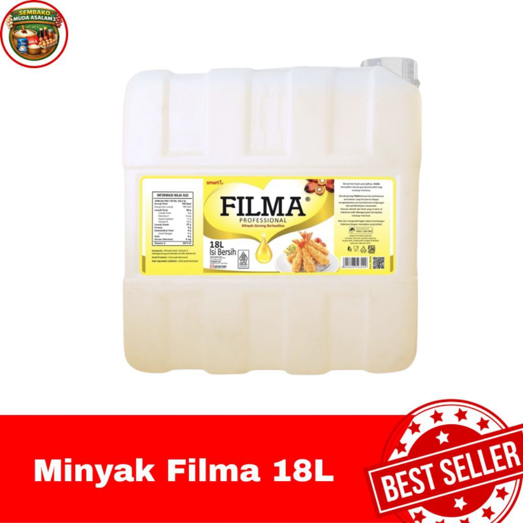 Minyak Goreng Filma 18 Liter / Minyak Goreng Jerigen Filma kualitas bagus