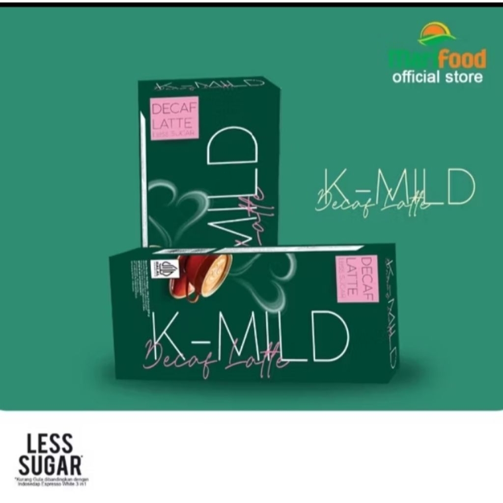 Kopi instan K-MILD Decaf Latte