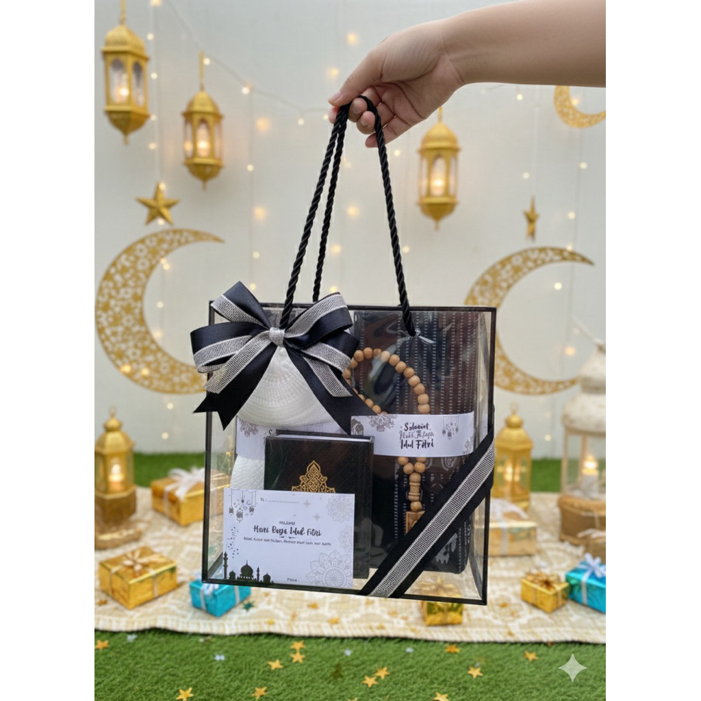 Hampers Sarung Premium Pria Bingkisan Hadiah Idul Fitri Lebaran Wisuda Hari Guru Kado Laki Laki