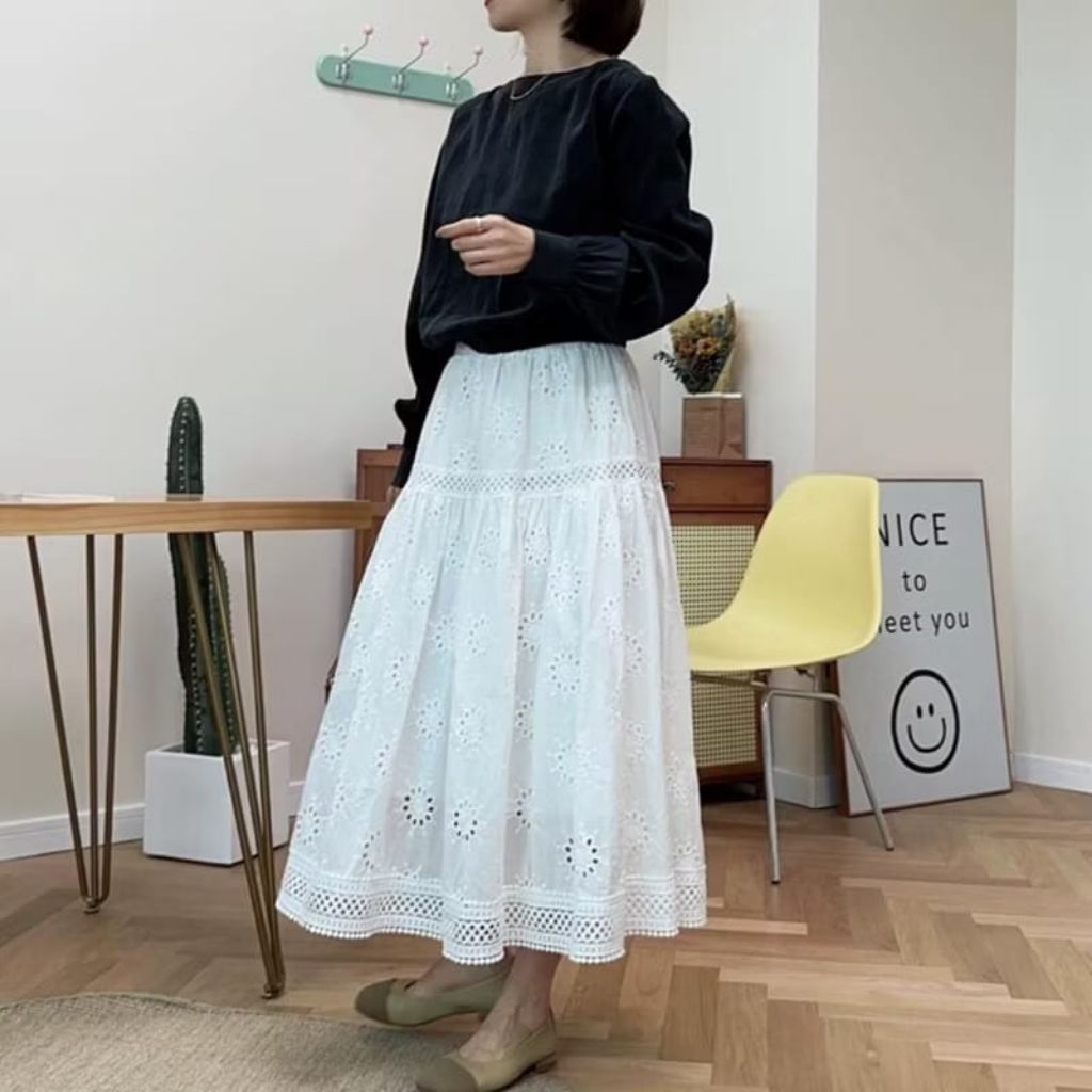 Rok Katun Bolong  Import Premium