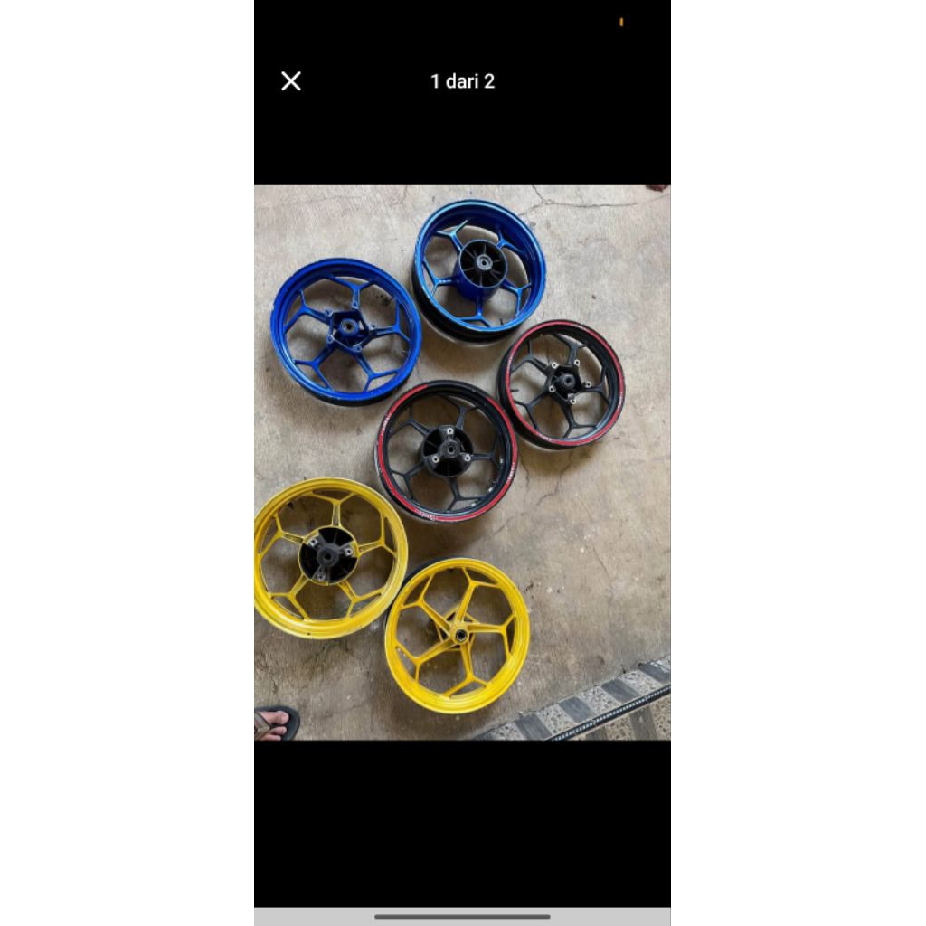 velg Ninja 250fi original
