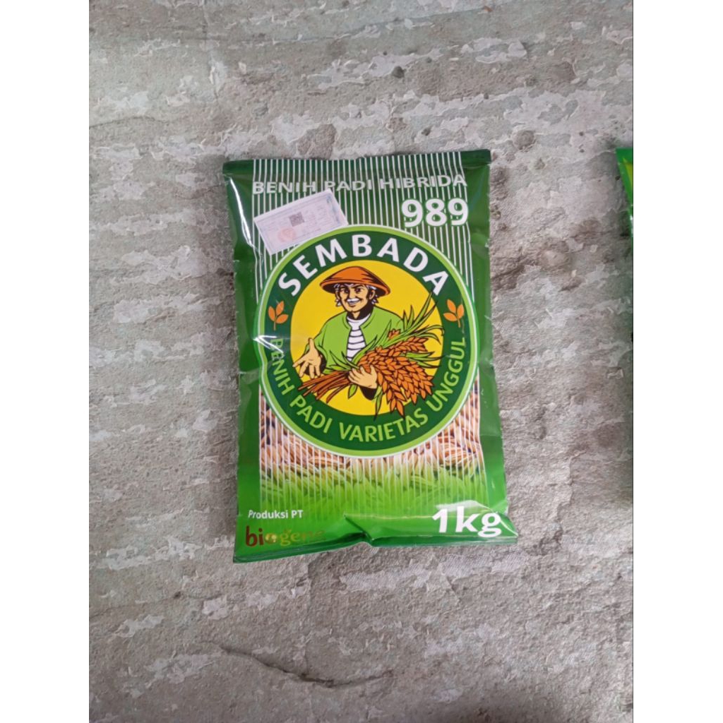 Bibit Padi hibrida Sembada 989 1kg original