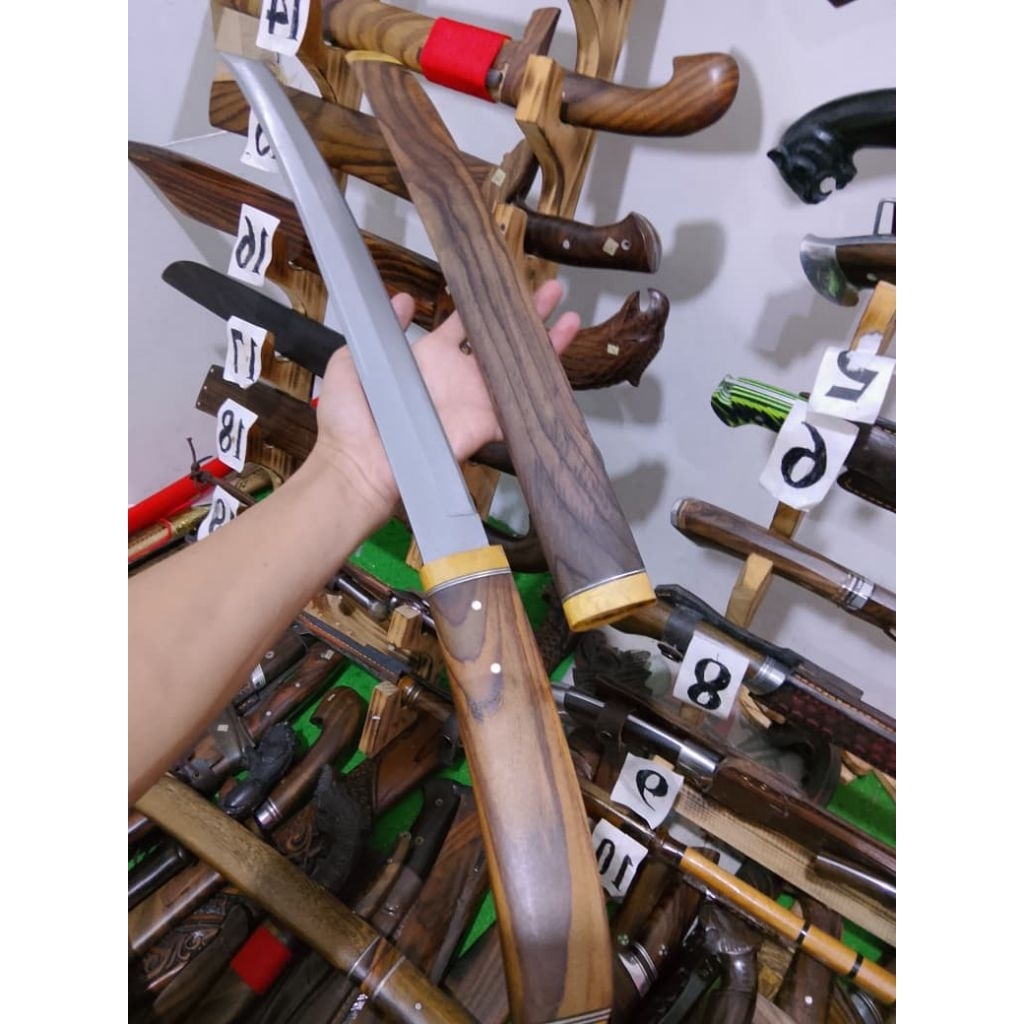 Tanto Baja Hss Kayu Senokeling Panjang 40 Cm