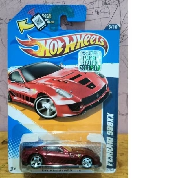 Hotwheels THS Super Treasure Hunt Ferrari 599XX Factory Sealed VHTF rare