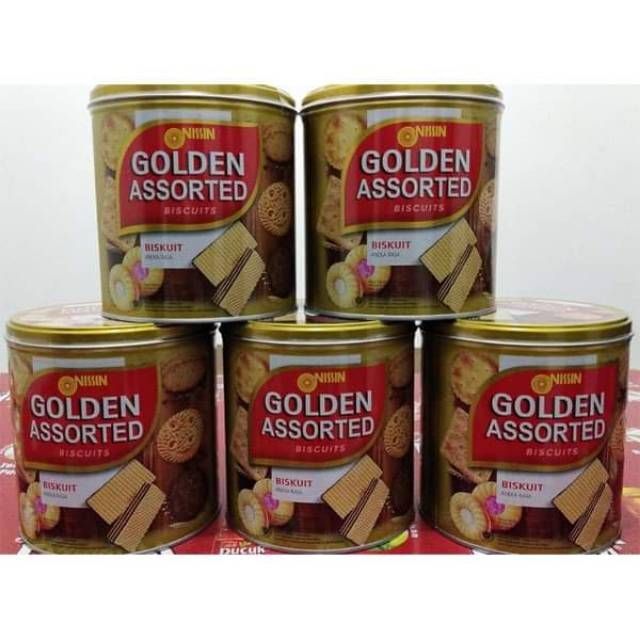 Nissin Golden Kaleng 1 Karton isi 6pcs Murah