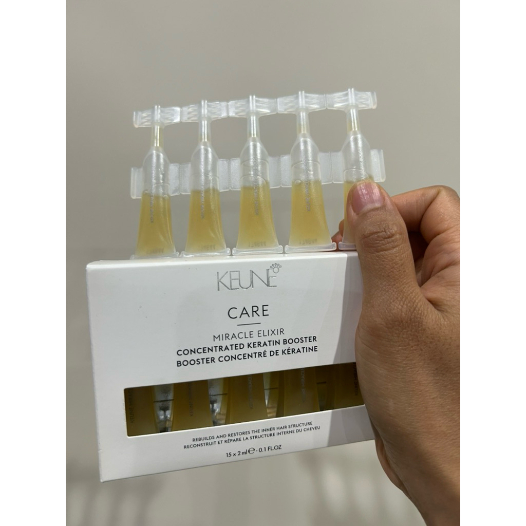 Keune Care Miracle Elixir Keratin Booster 15x2ml (Ampoule Perawatan Intensif)