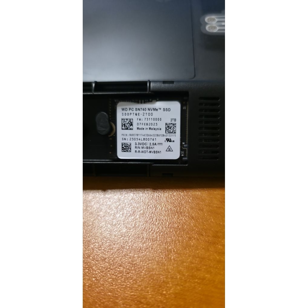 Ssd Wd 2230 NVME 2TB