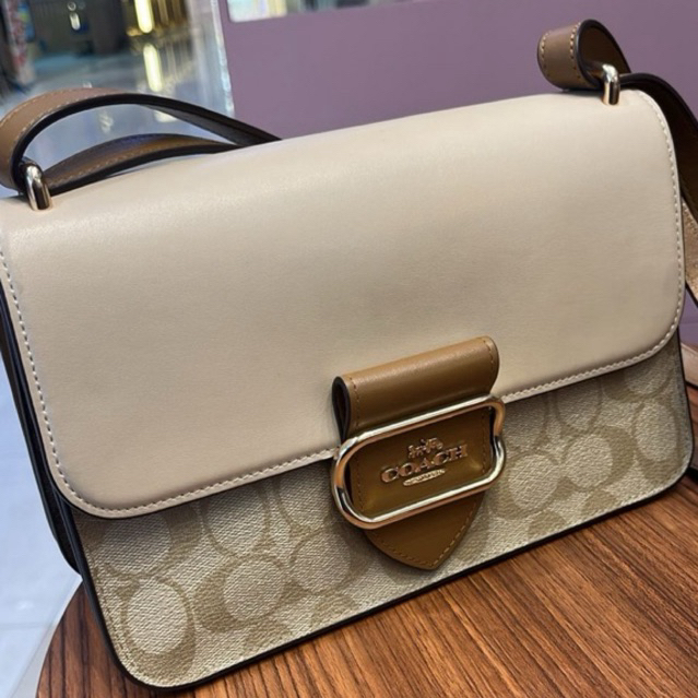 Coc Large Morgan Square Crossbody In Blocked Signature Canvas