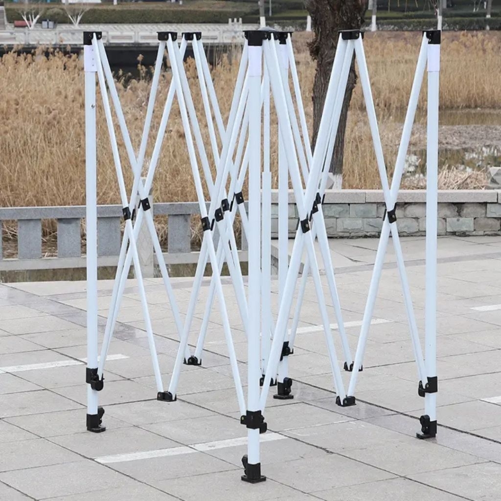 RANGKA PREMIUM TENDA LIPAT (TANPA KAIN ATAP)/ RANGKA TENDA PREMIUM / RANGKA BESI TENDA PREMIUM