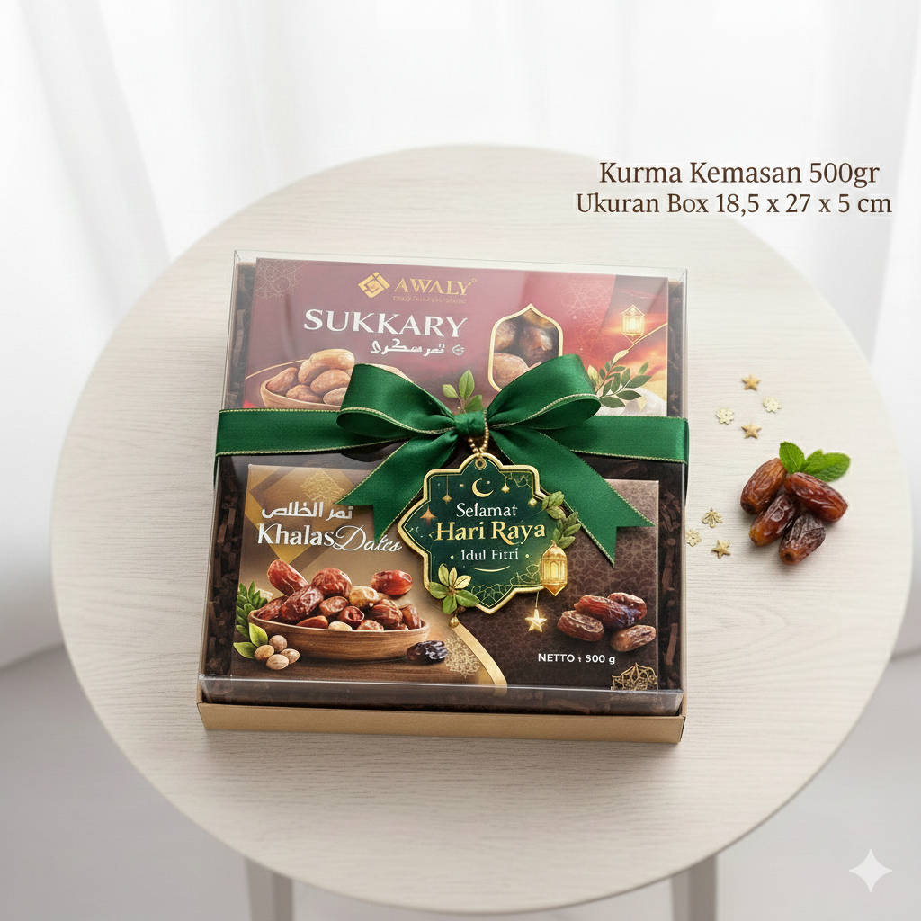 Paket Hampers Kurma Lebaran Parcel Hampers Mini Kurma Lebaran – Hadiah Spesial Idul Fitri | Kurma Ra