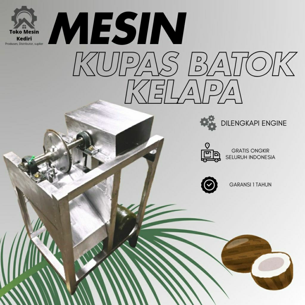 Mesin Kupas Batok kelapa