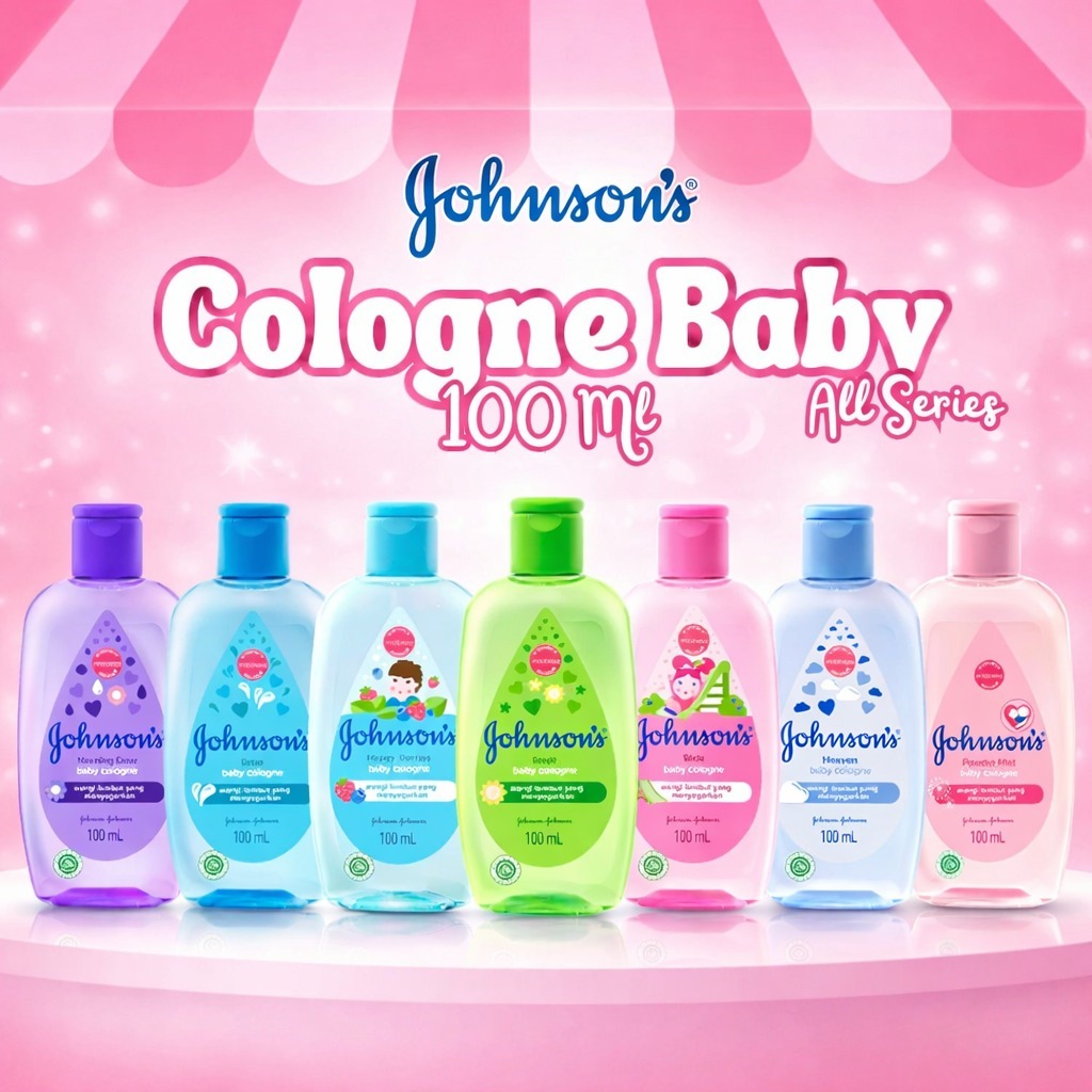 Johnson's Cologne Baby 100ml / johnsons summer swing / happy berries