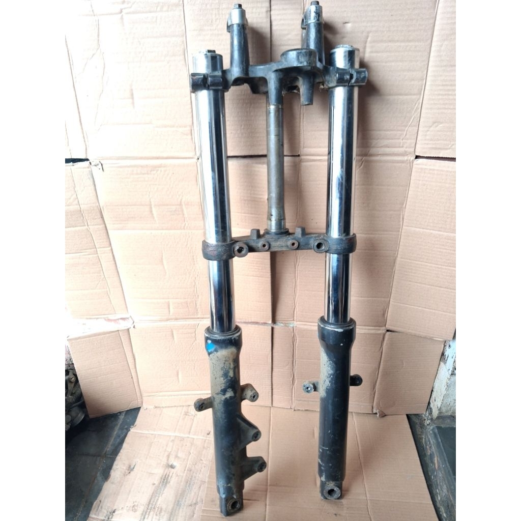 Shock depan bison ori copotan