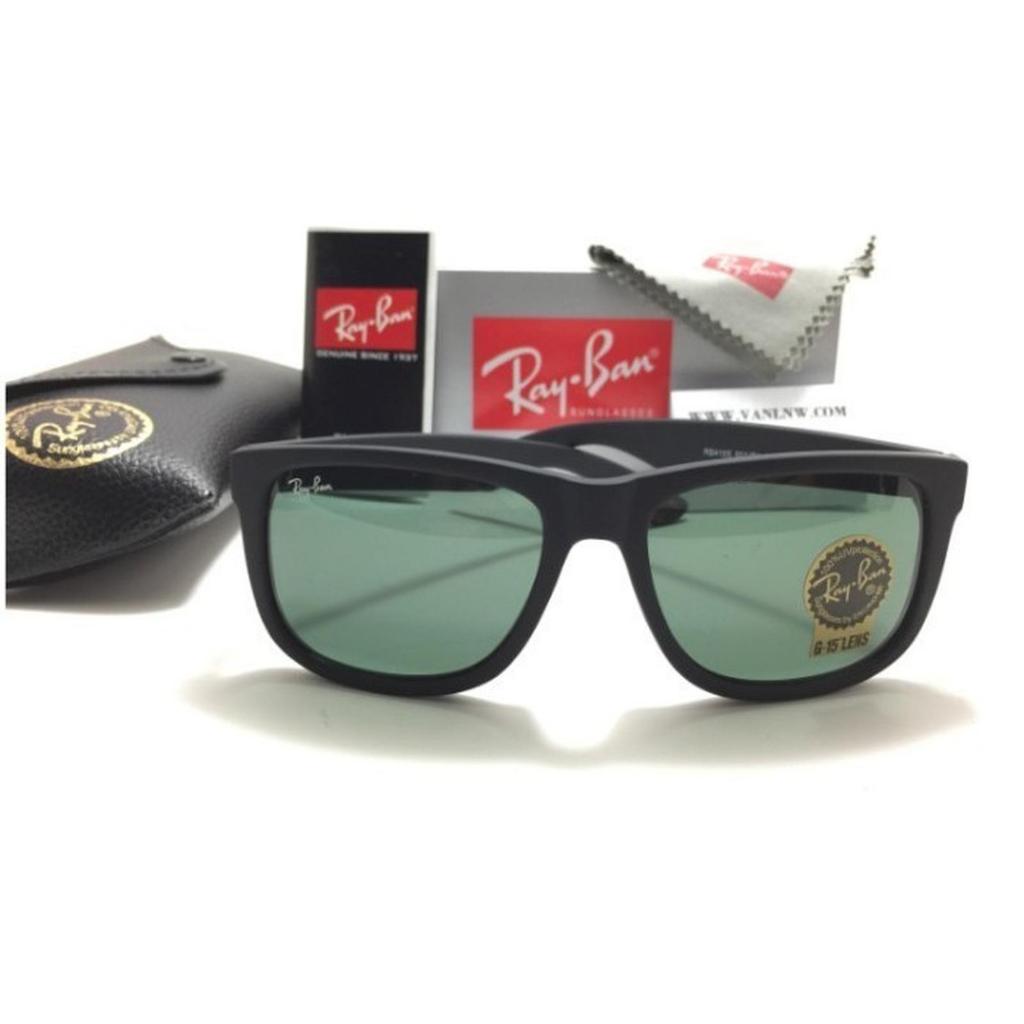 Kacamata Rayban Original RB4165 Wayfarer Justin Lensa Soft Green