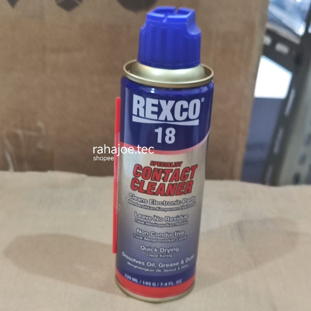 Contact Cleaner Rexco 18 Isi 200ml Cairan Pembersih Komponen Electronic 200 ml Panel Elektrik