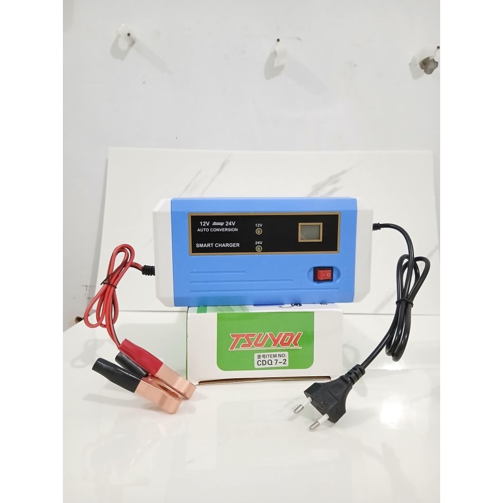 Charger Aki Mobil Motor 12-24V 10A/Charger Aki Portable 12-24V 10A