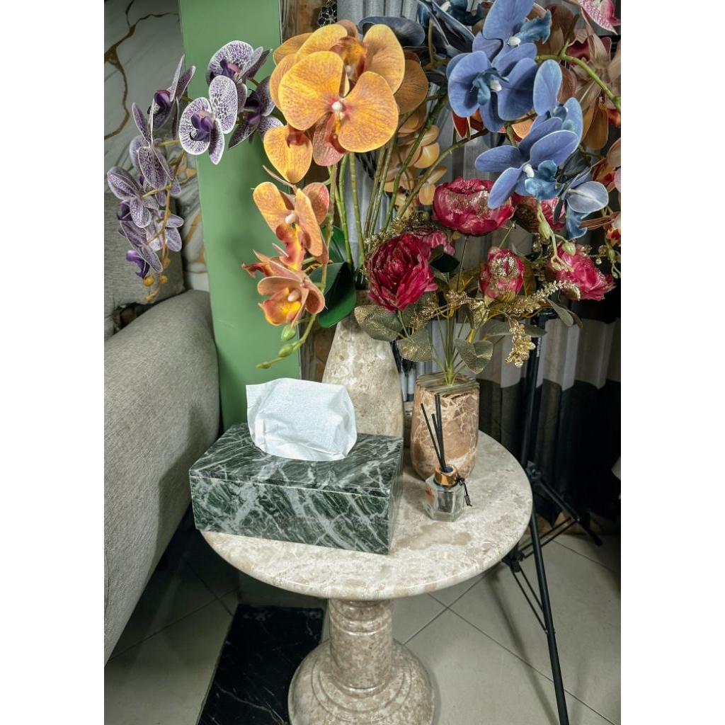 TISSUE BOX/TEMPAT TISU MARMER/HIASAN MARMER