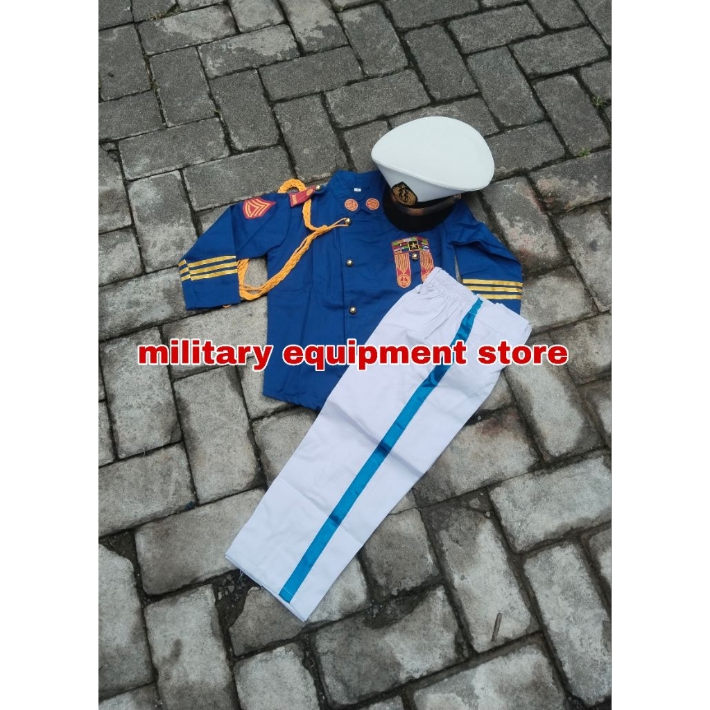 BAJU TARUNA AKMIL ANAK - KOSTUM TARUNA AKMIL ANAK - BAJU PROFESI ANAK