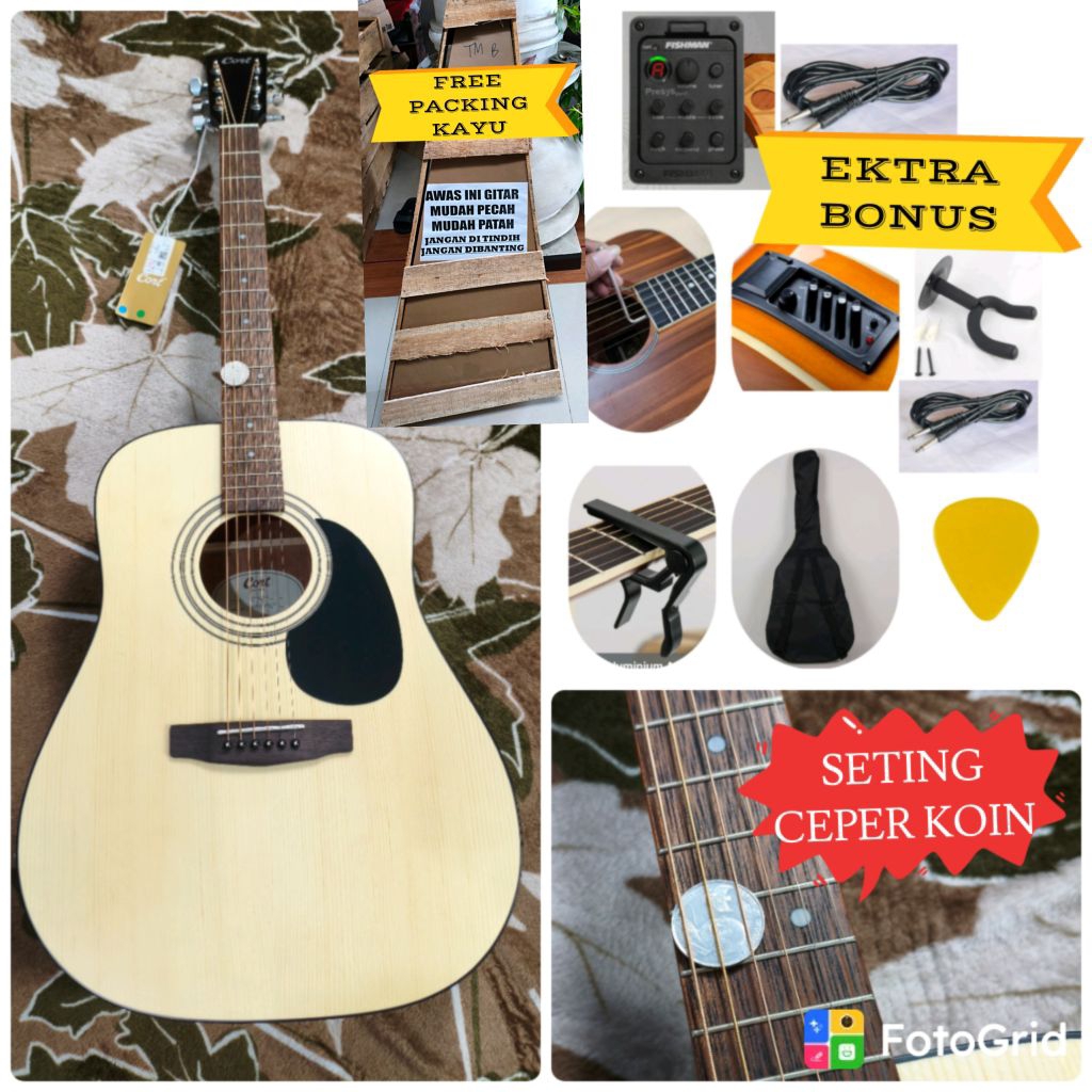 GITAR CORT AD810 OP ORIGINAL GITAR CORT AKUSTIK ELEKTRIK