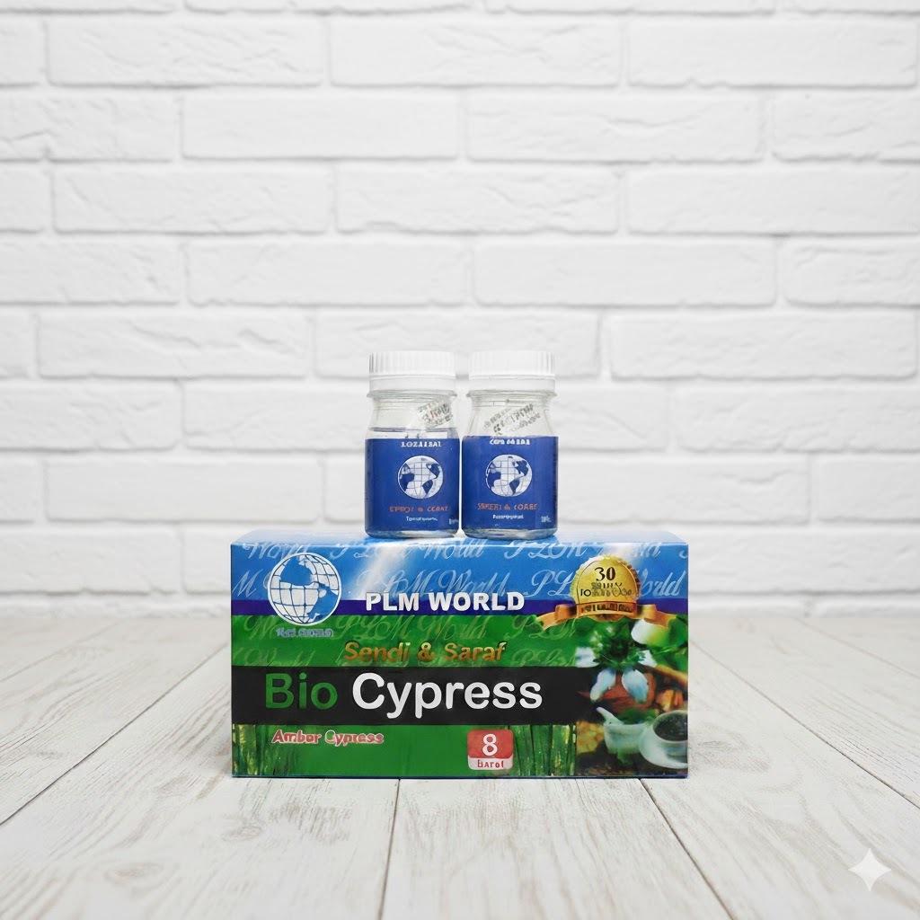 [ live ] Bio Cypress 1 Box Isi 8 Botol