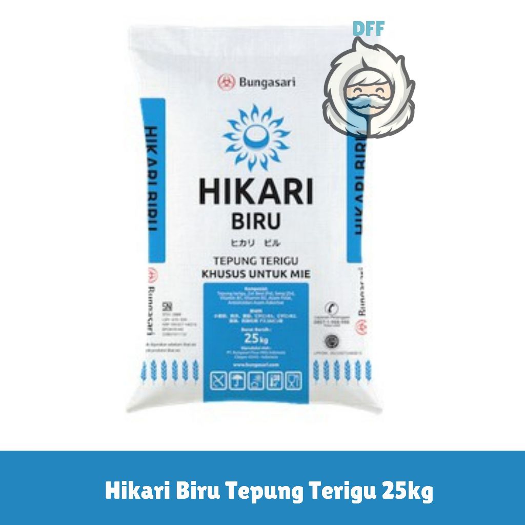 HIKARI BIRU 25k - Tepung Terigu untuk membuat Mie / Tepung Hikari Biru