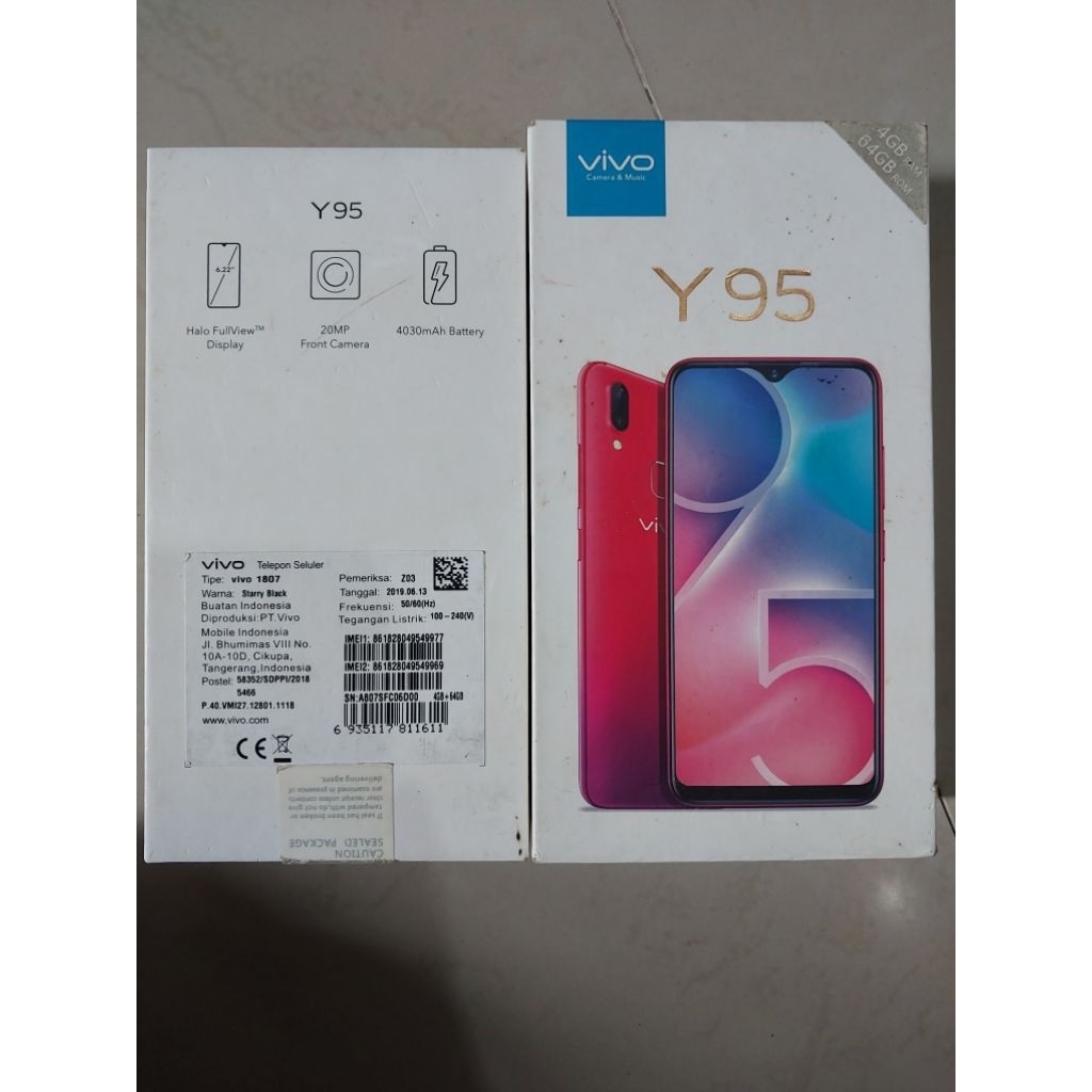 dus box vivo v5s bekas