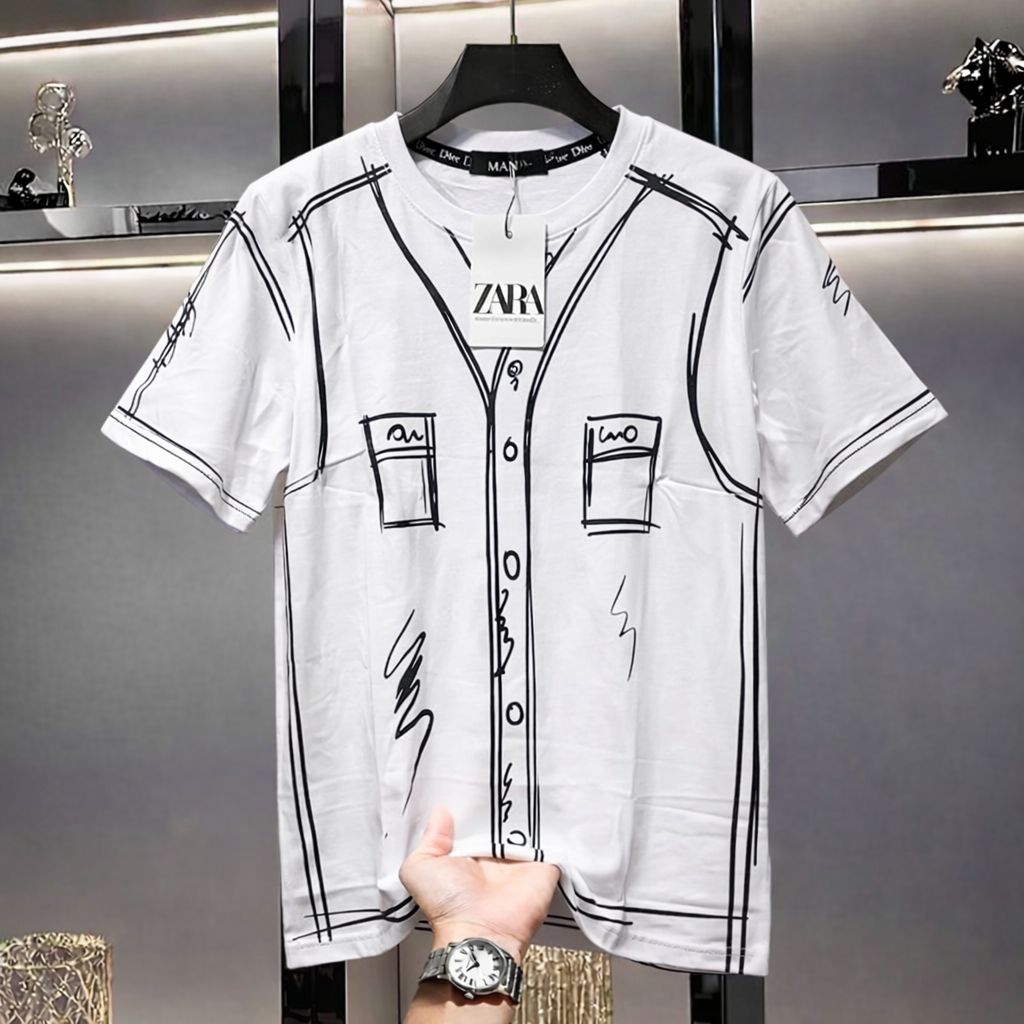 (SIZE M) KAOS PRIA IMPORT PREMIUM HIGH QUALITY 100% | KAOS PRIA IMPORT BRANDED | KAOS PRIA IMPORT OR