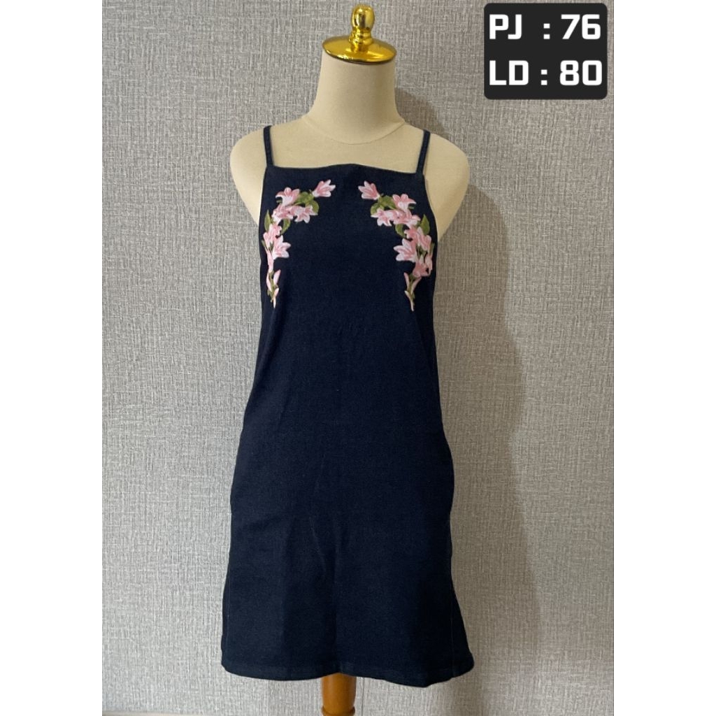 PRELOVED DRESS DENIM WANITA