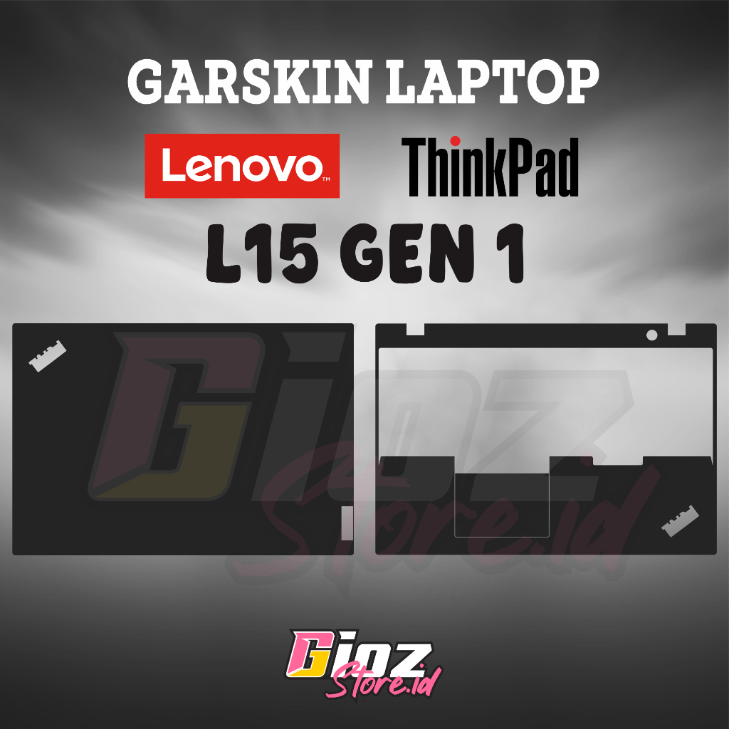 Garskin Laptop Lenovo L15 gen 1 stiker protector