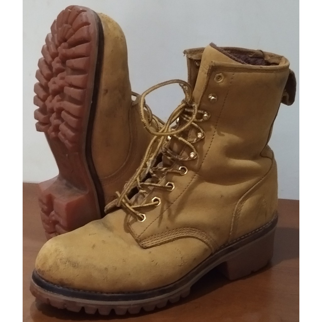 Chippewa Logger Safety Steel Toe  with Vibram Outsole - Size 40 / 25 CM