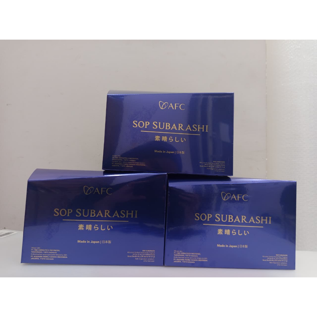 SUBARASHII 1 BOX ISI 28 SACHET