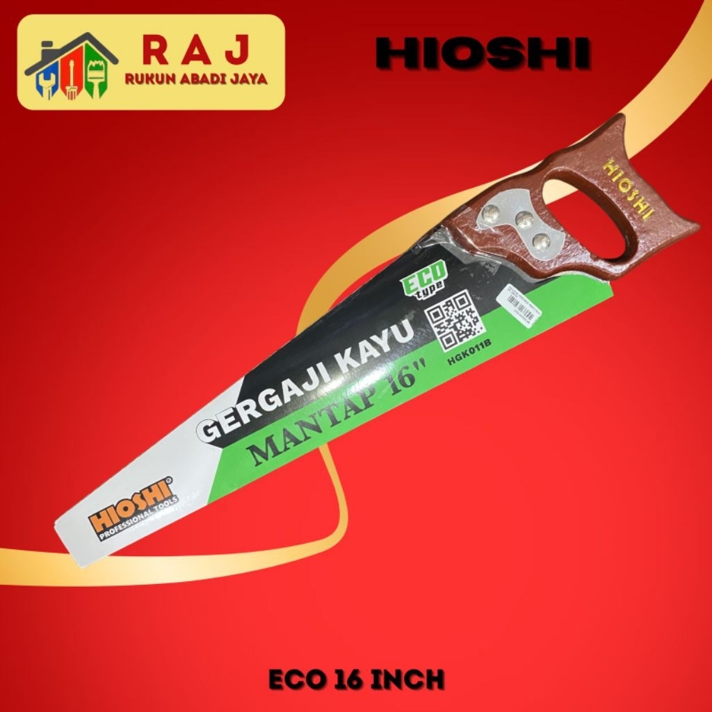 HIOSHI Gergaji Kayu ECO 16 inc