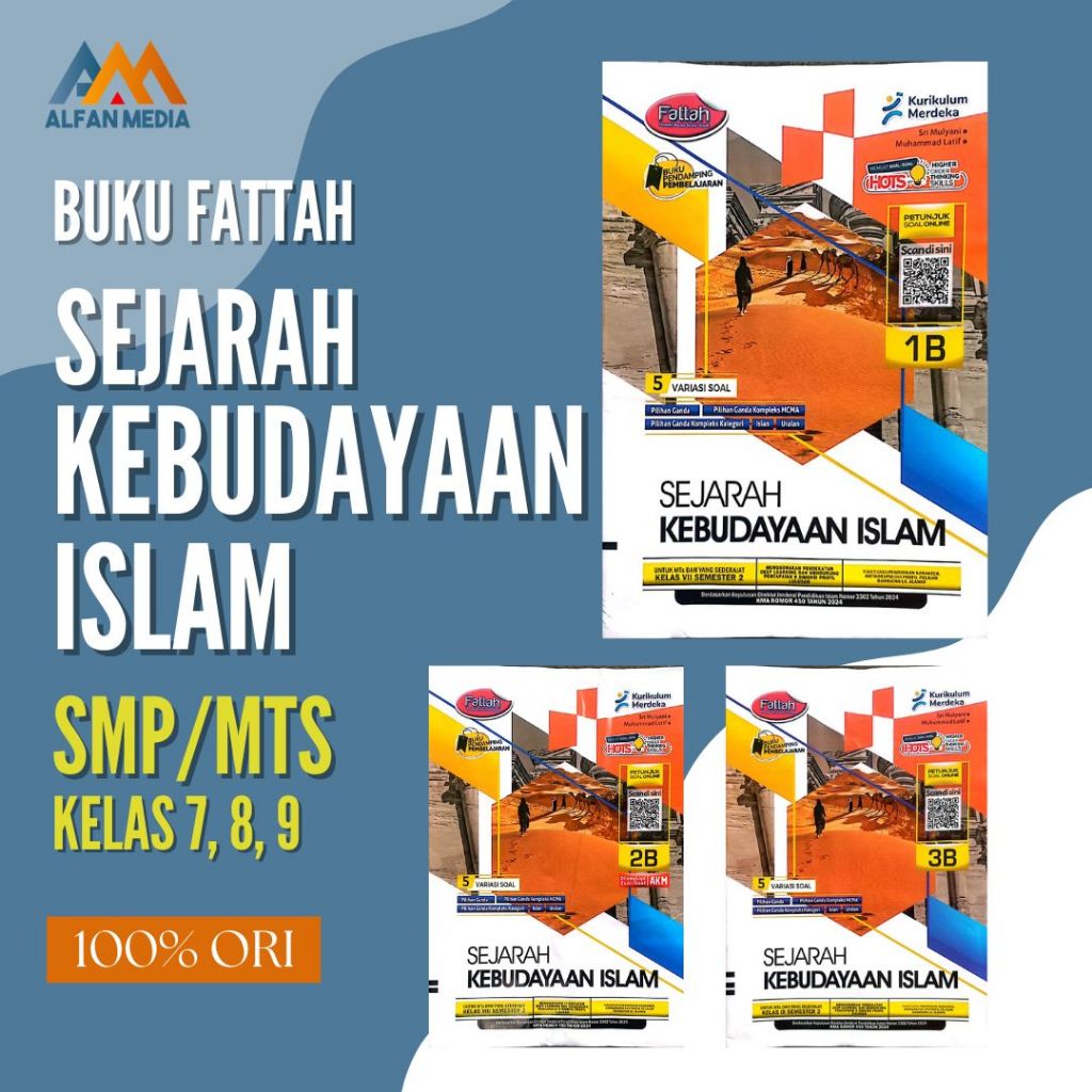 [ORIGINAL] Buku Lks SKI Fattah SMP/MTS KURMER Kelas 7, 8, 9  Semester 2/GENAP 2026 DEEP LEARNING