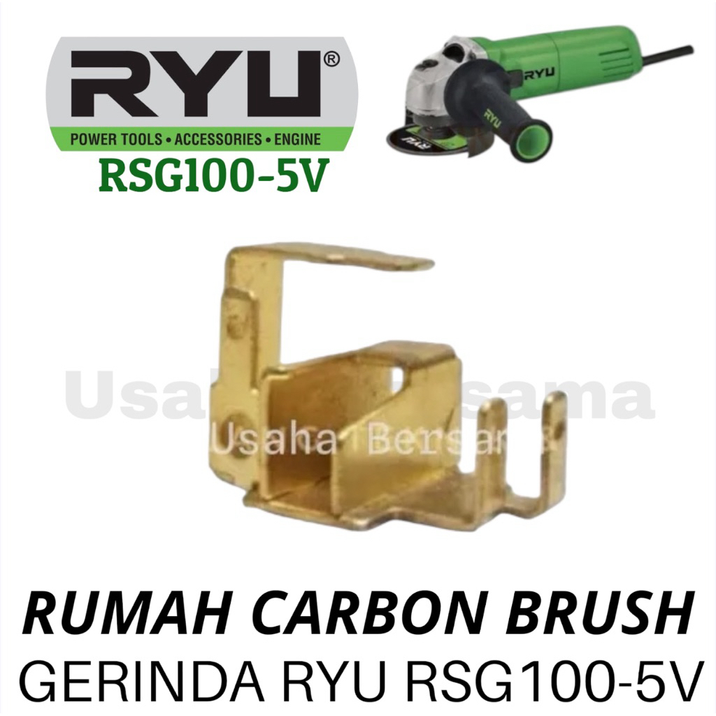 [HARGA 1 PCS] RUMAH CARBON BRUSH GERINDA RYU RSG100-5V RUMAH CB GURINDA RYU RSG