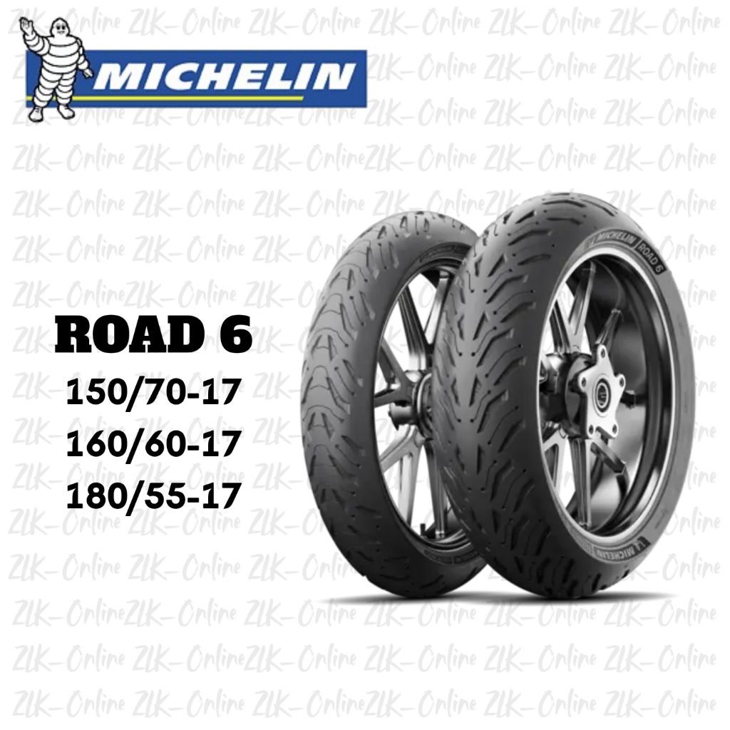 Promo Ban Michelin ROAD 6 150/70-17, 160/60-17, 180/55-17