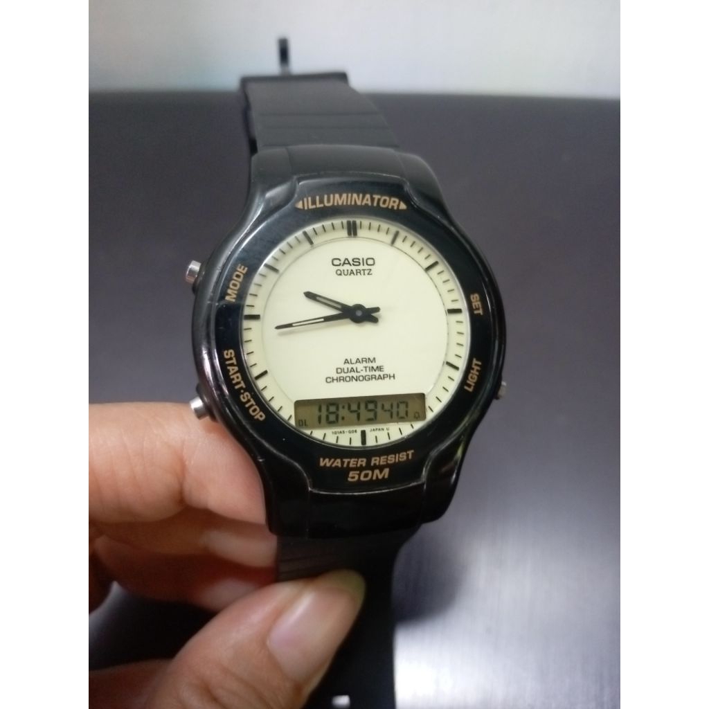 Vintage Casio AW-43 Illuminator Dual Time