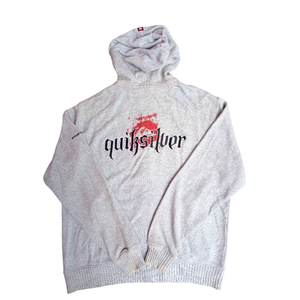 HOODIE VTG QUIK SILVER Y2K HIP HOP/STREATWEAR