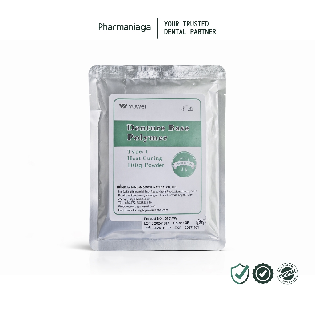 Pharmaniaga - Dental Powder Acrylux Denture Base Polymers HC 100g