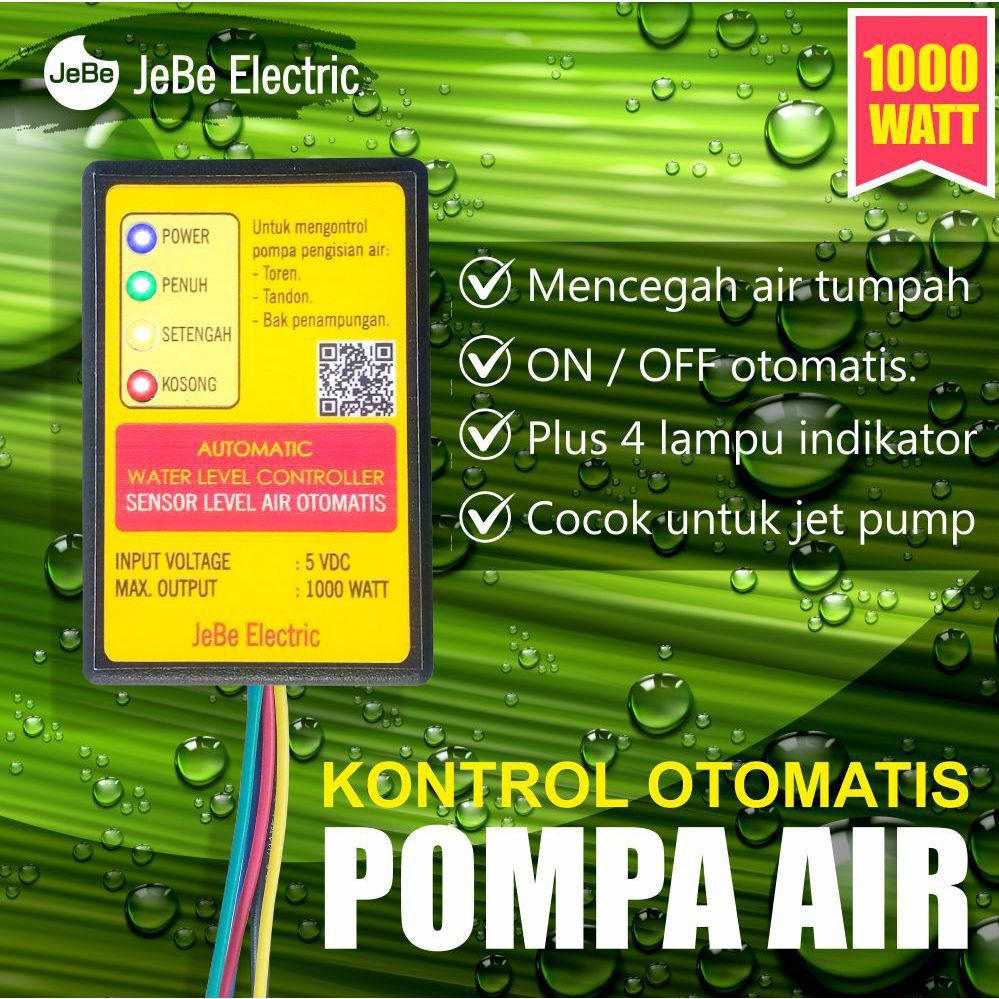 Sensor kontrol otomatis pompa air tandon