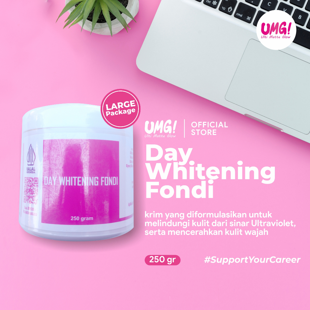 UMG Day Whitening Fondi 250gr BPOM