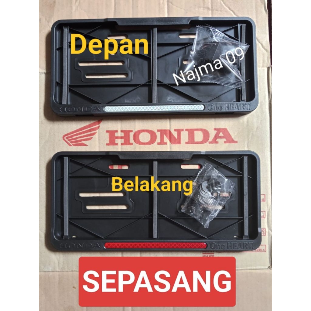 Caver plat nomor motor Original Honda