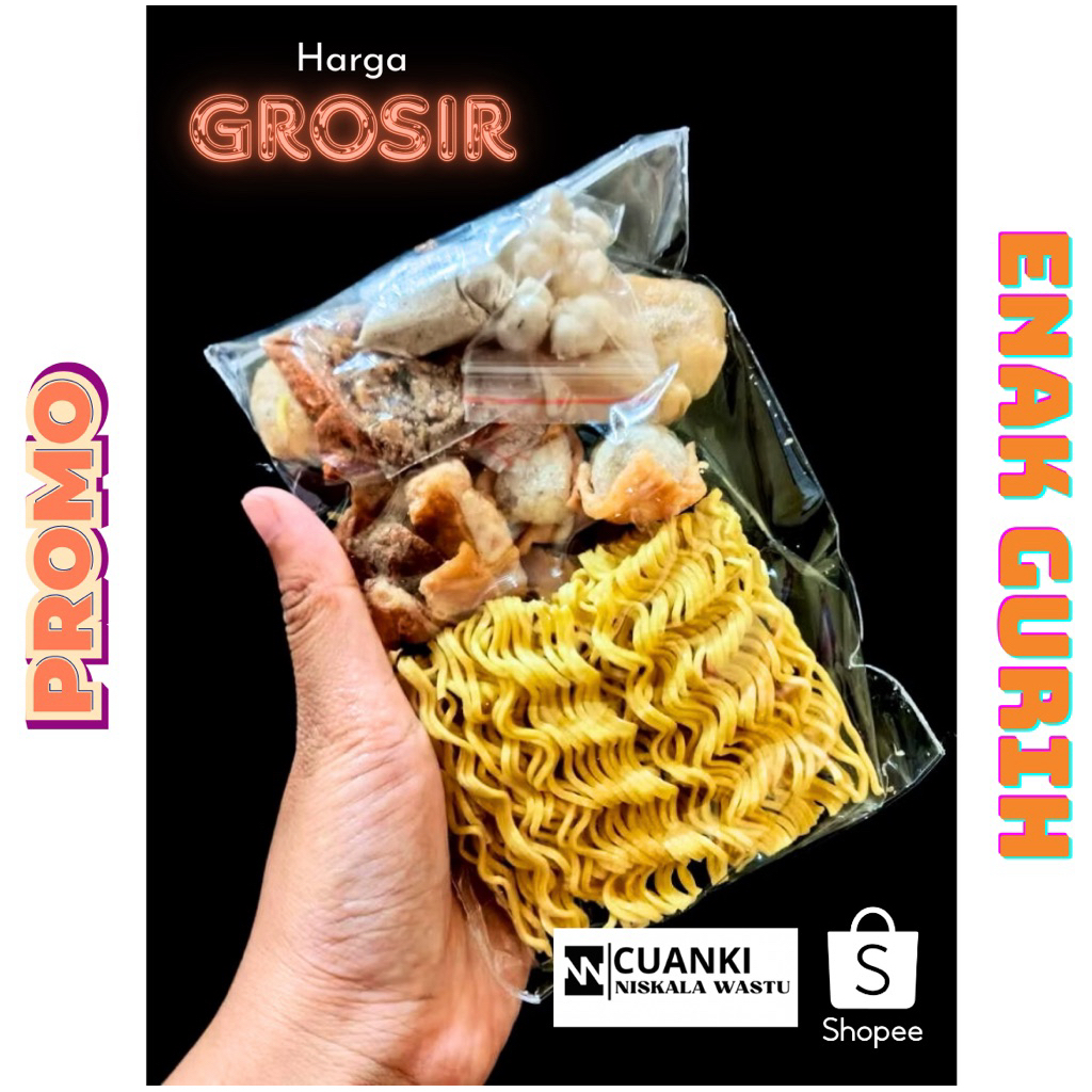 HARGA GROSIR Cuanki Mie Instan / Cuanki Instan / Cuanki Murah / Tahu Cuanki