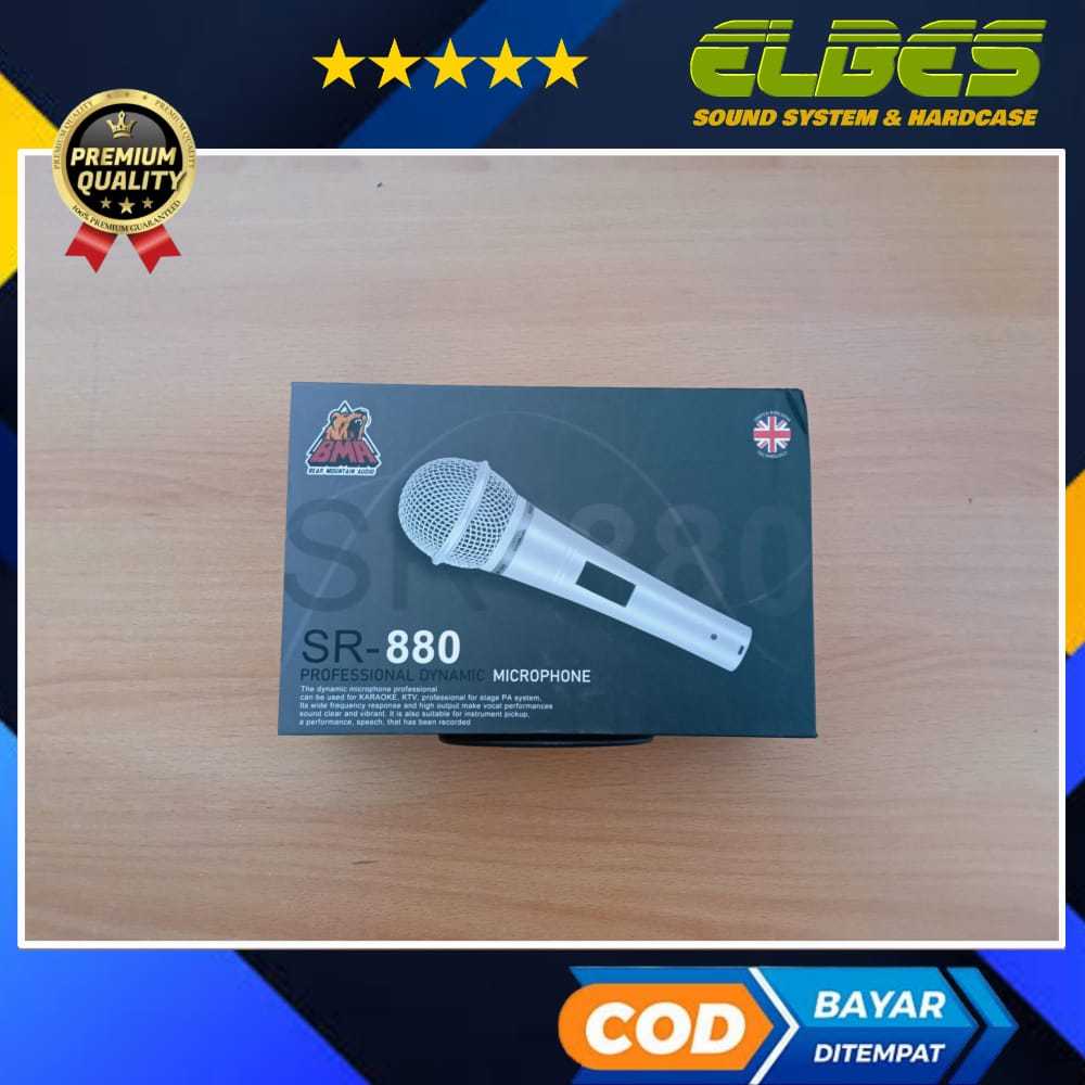 Mic BMA putih SR-880 ORIGINAL mik vocal jernih SR880 ASLI BMA