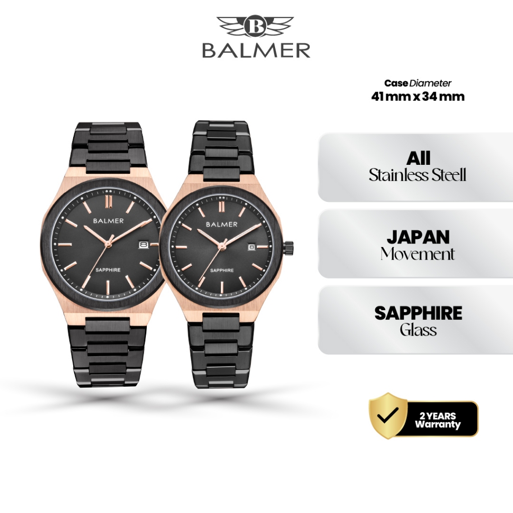 Jam Tangan Pria Wanita BALMER 2710 Analog Sapphire
